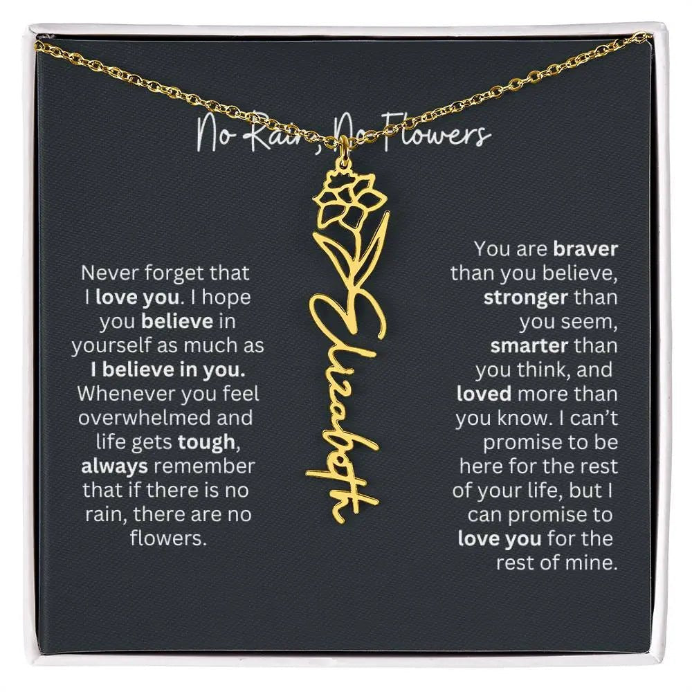 Gold Flower Necklace
