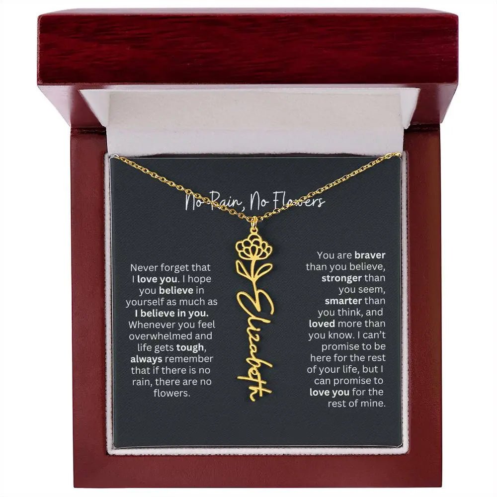 Gold Flower Necklace