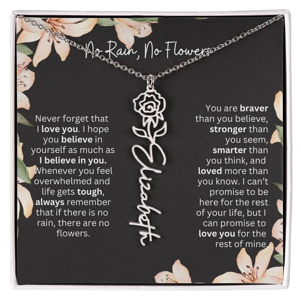 Gold Flower Necklace