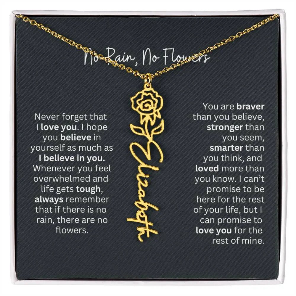 Gold Flower Necklace