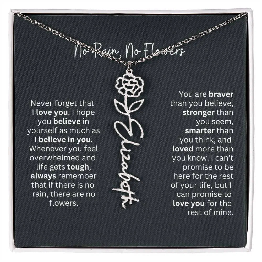 Gold Flower Necklace