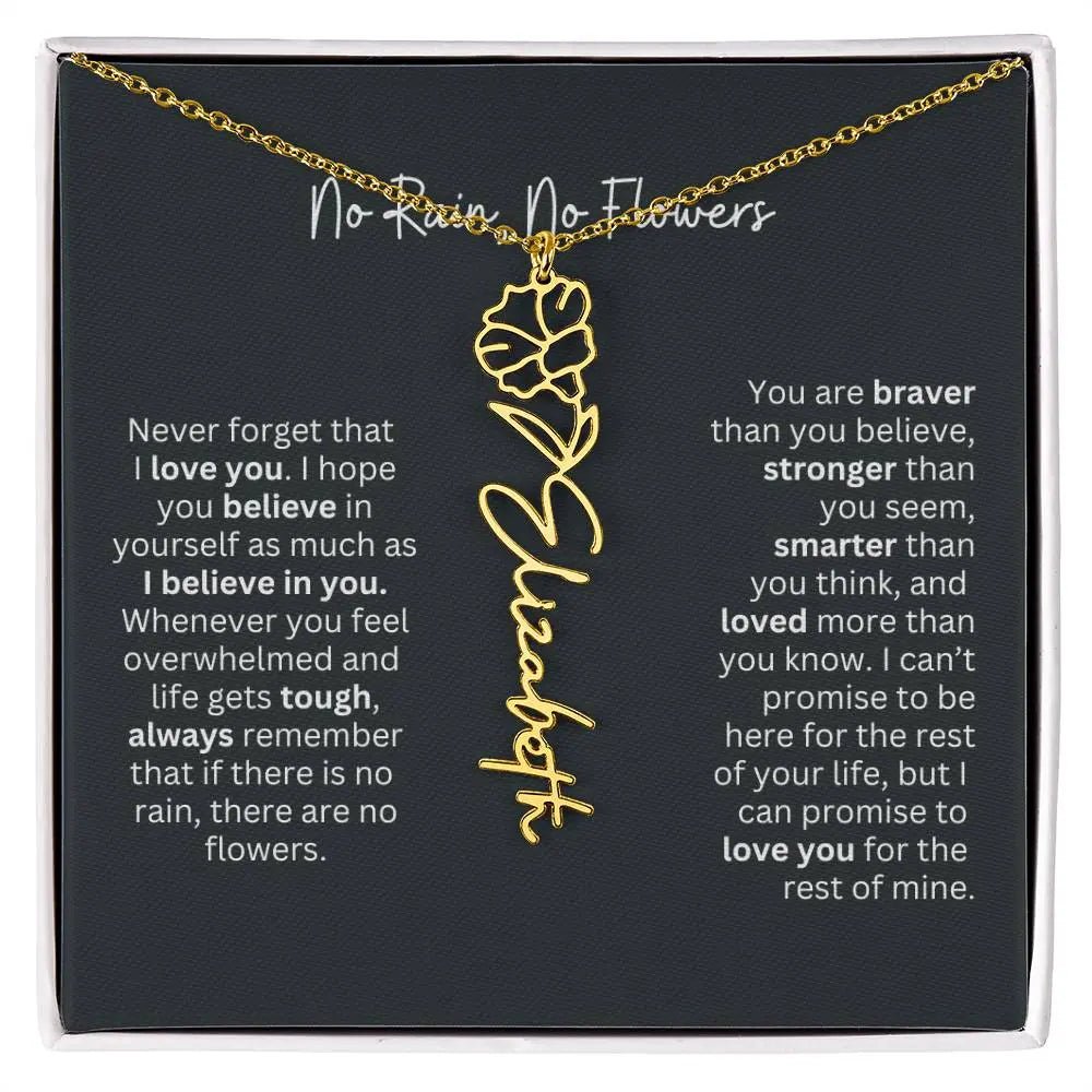 Gold Flower Necklace