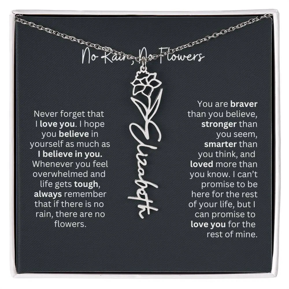 Gold Flower Necklace