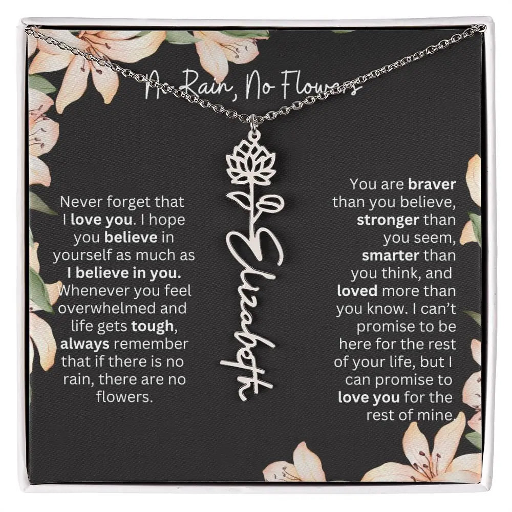 Gold Flower Necklace
