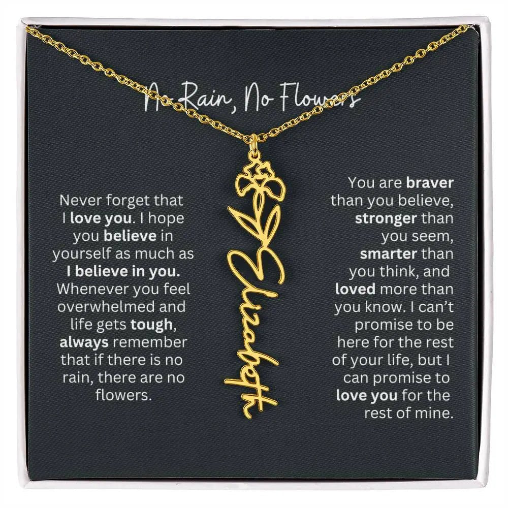 Gold Flower Necklace