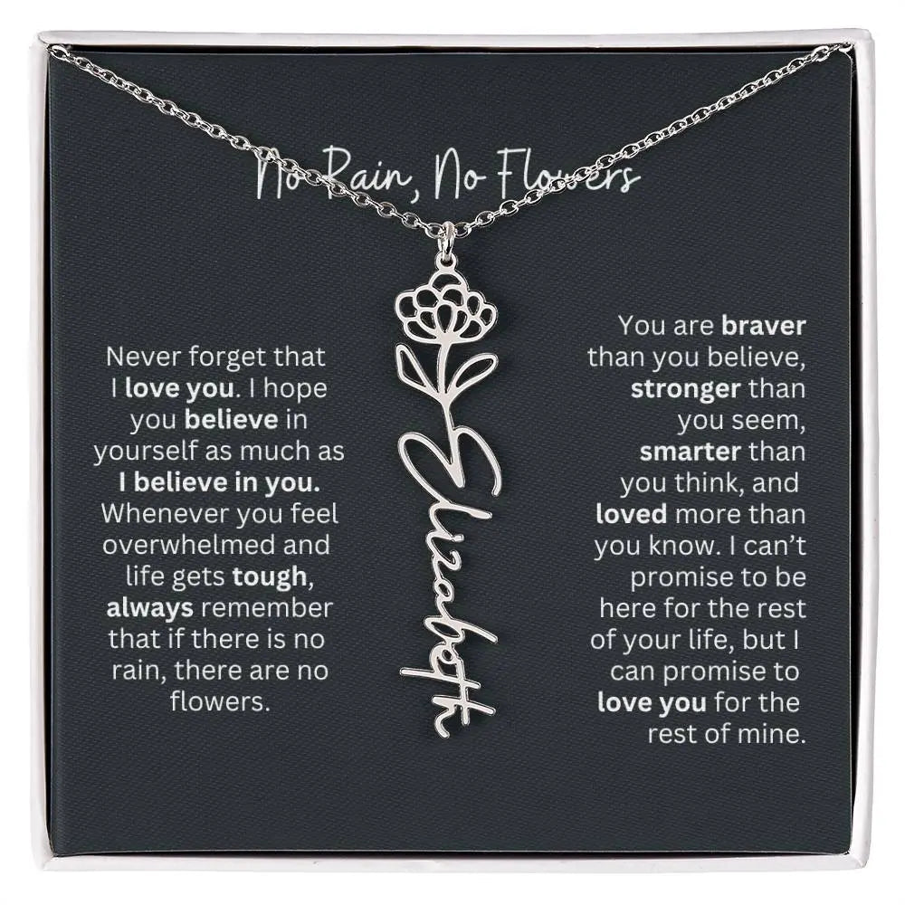 Gold Flower Necklace