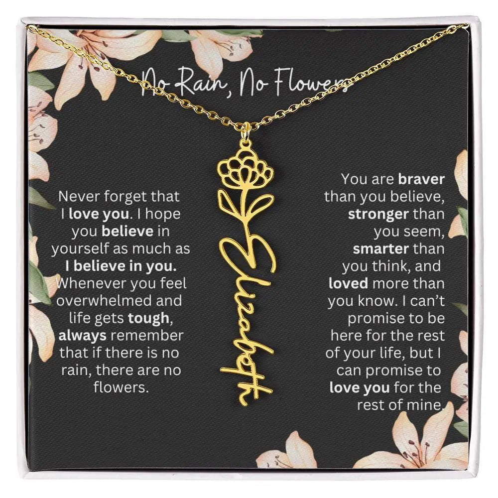Gold Flower Necklace