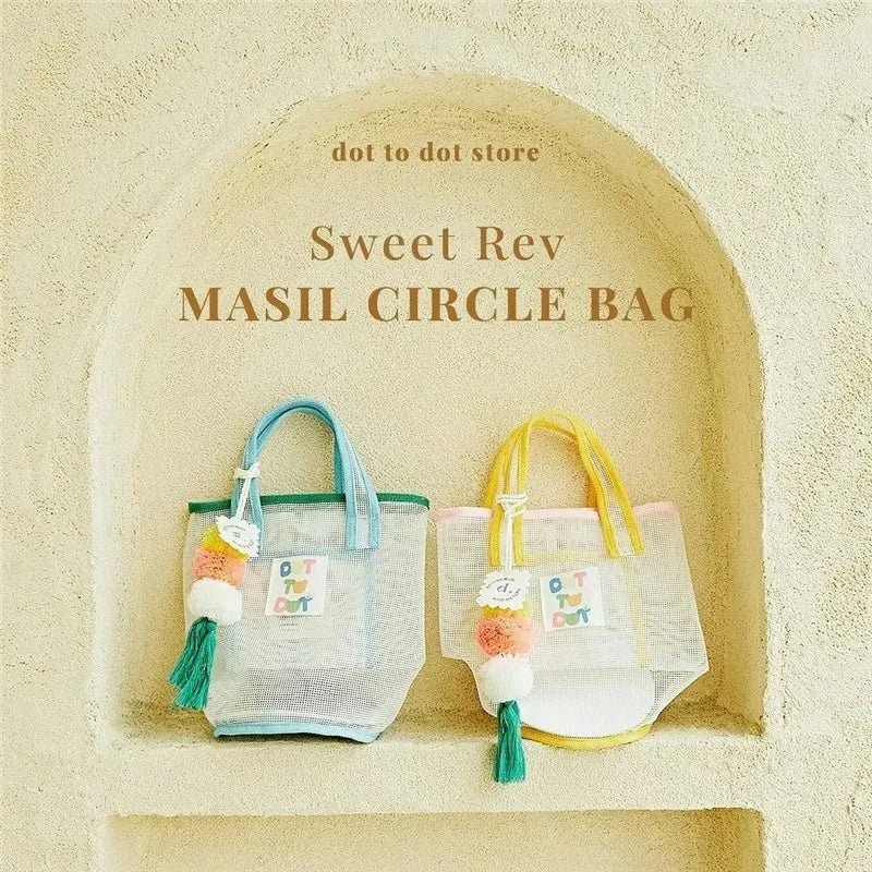 Handwoven Straw Tote Bag Bohemian-Style