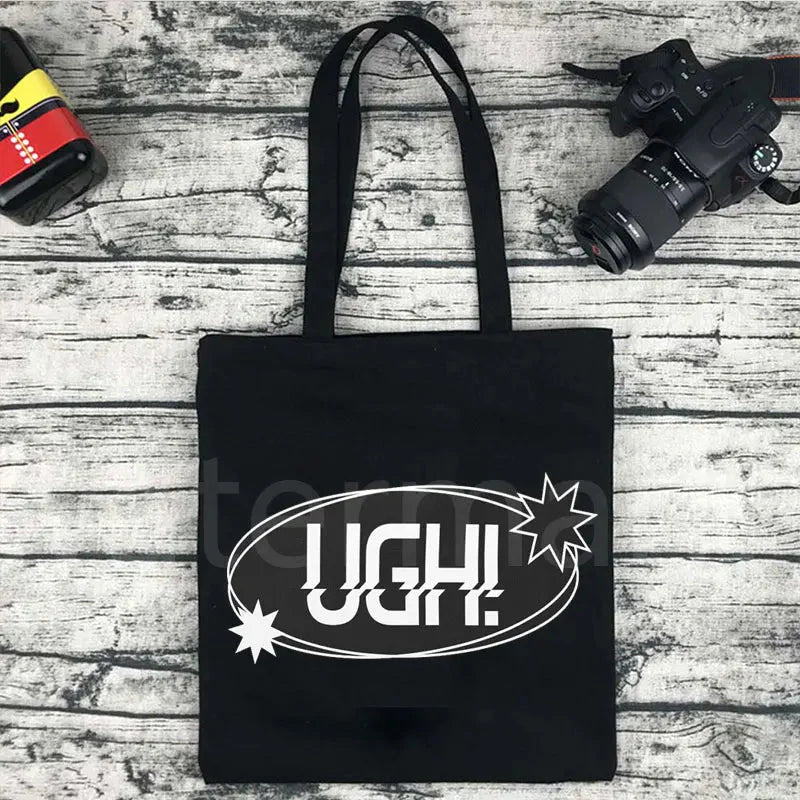 Kpop Tote Bag  Aesthetic Shopper Ugh Casual Bag