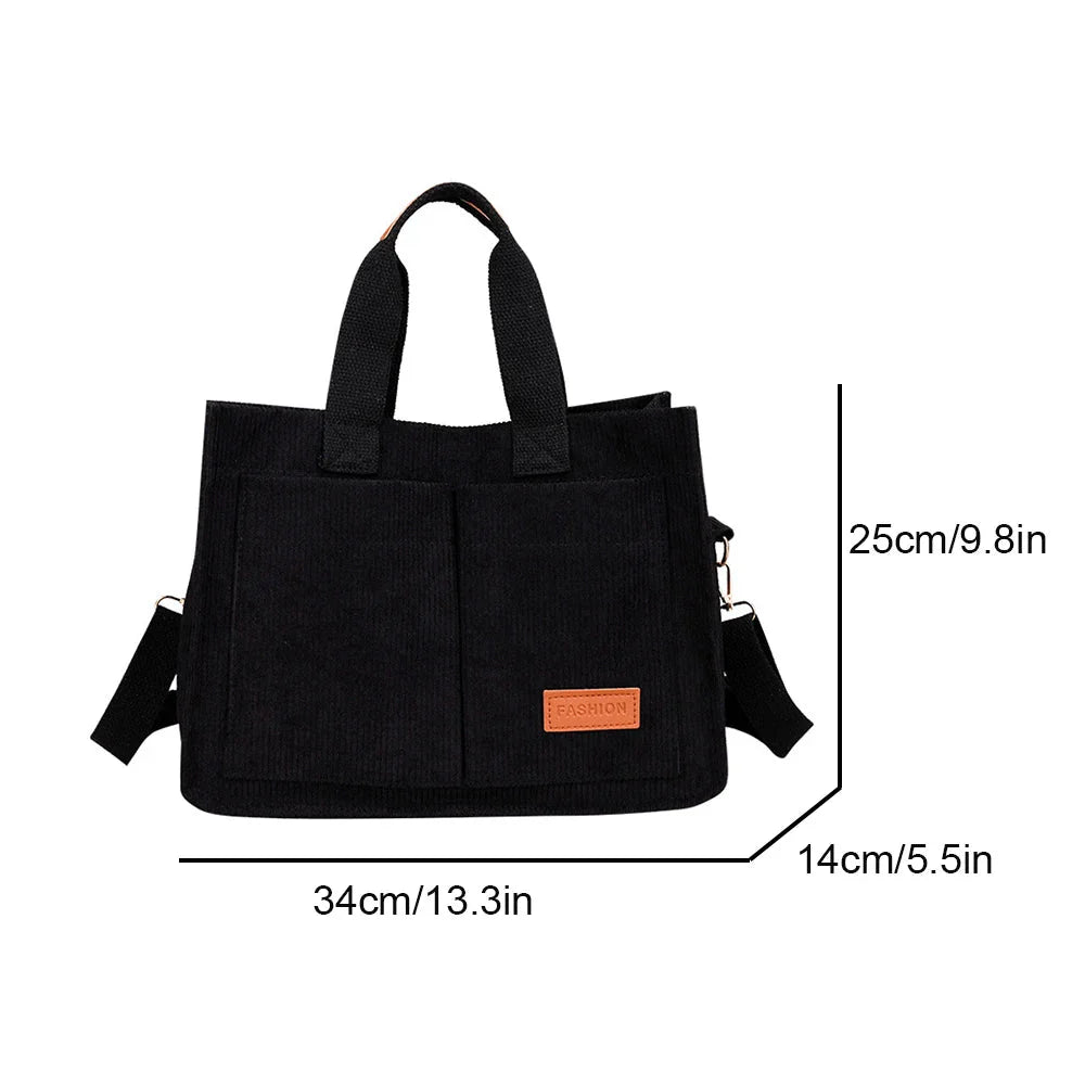 Large capacity shoulder bag