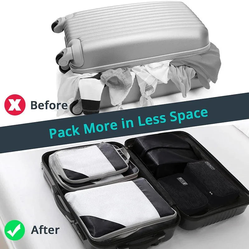 Luggage Organizer Storage Bags Compression