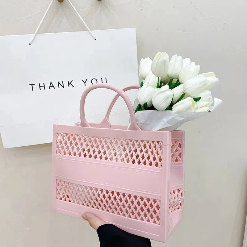 Mesh Beach Tote Bag, and great for Travel Accessories