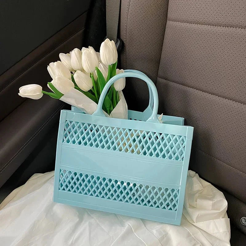 Mesh Beach Tote Bag, and great for Travel Accessories