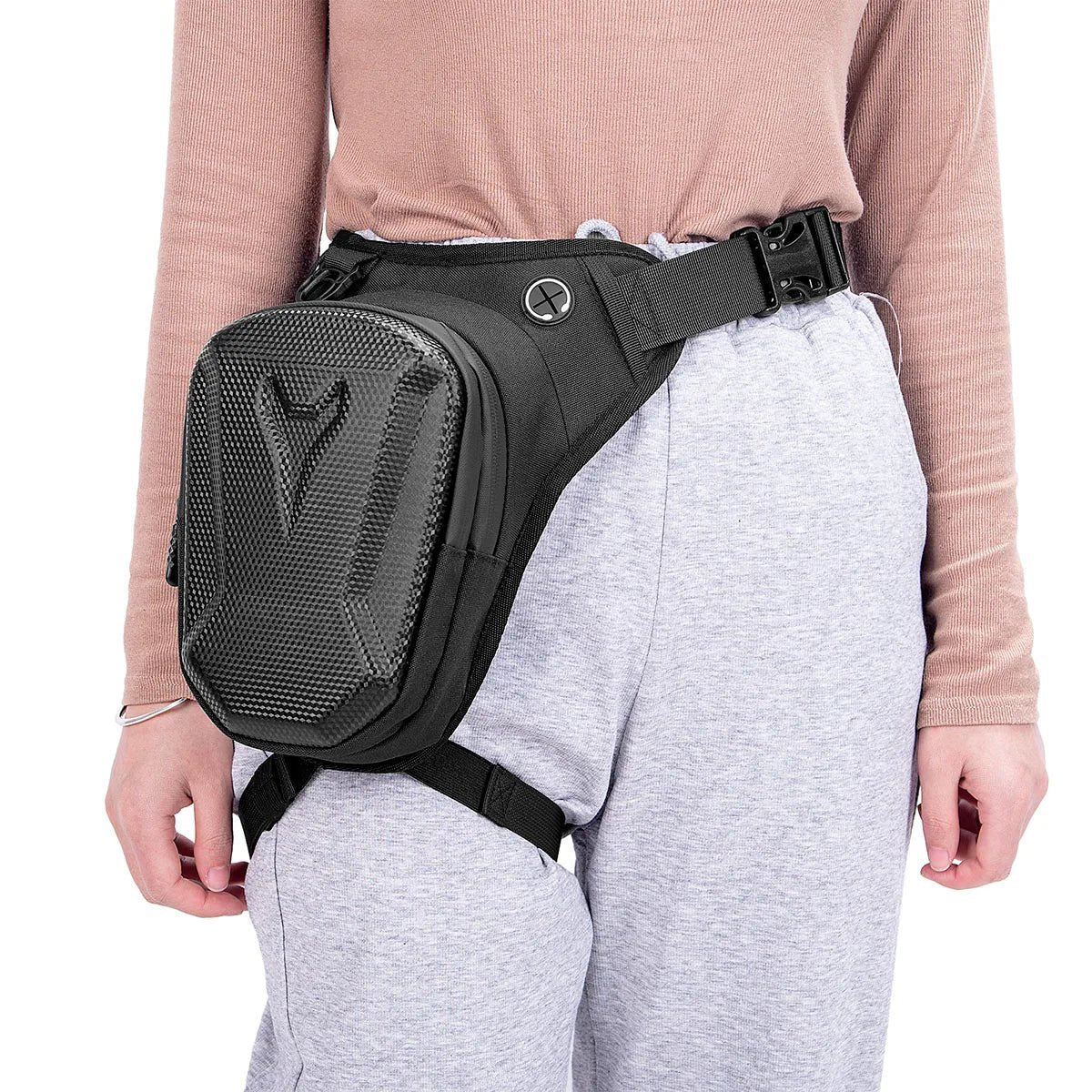 Motorcycle waterproof rider waist bag