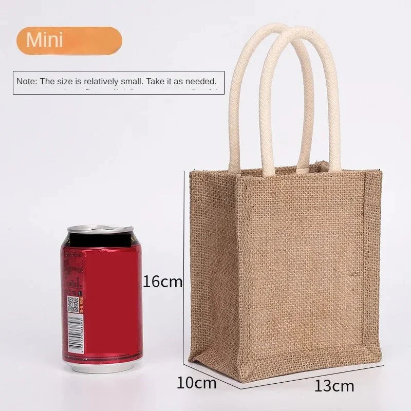 New Burlap Bag Multipurpose Burlap Hand Bags