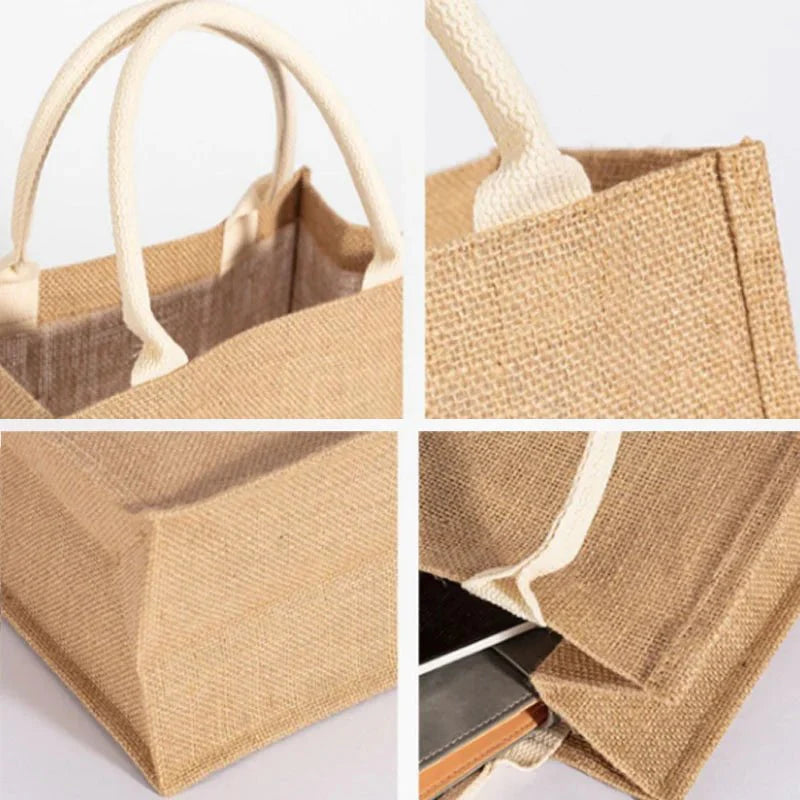New Burlap Bag Multipurpose Burlap Hand Bags
