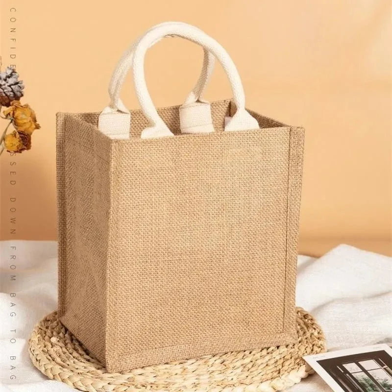 New Burlap Bag Multipurpose Burlap Hand Bags