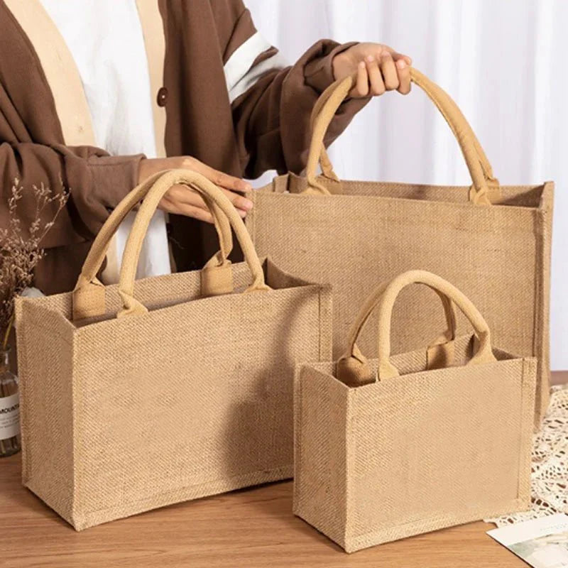 New Burlap Bag Multipurpose Burlap Hand Bags