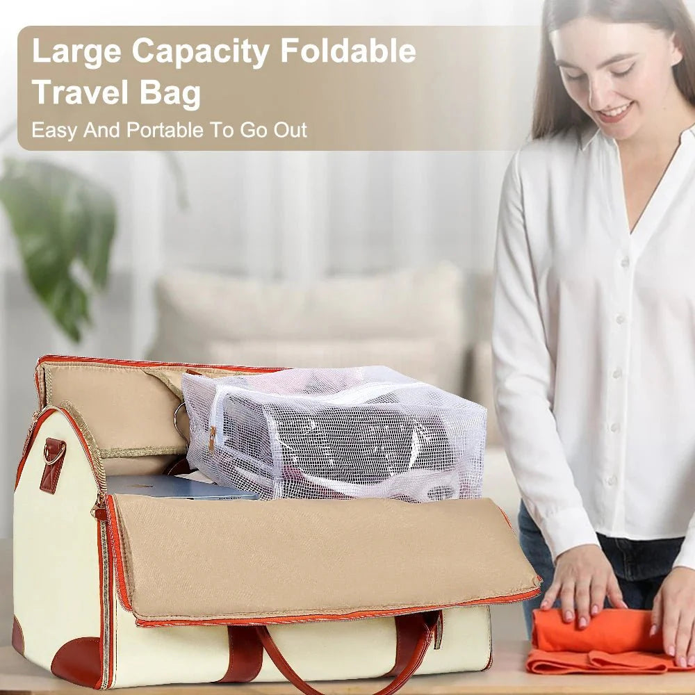 New Foldable Handbag Women's Travel Clothes Totes