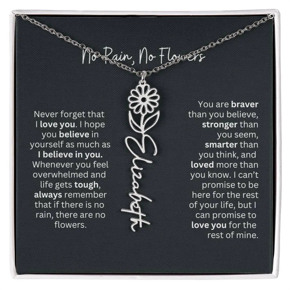 No Rain No Flowers