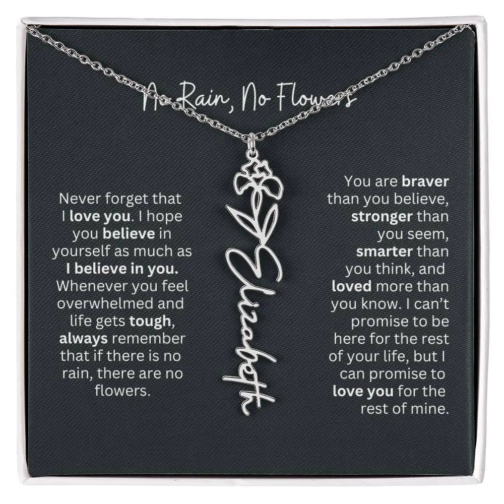 No Rain No Flowers
