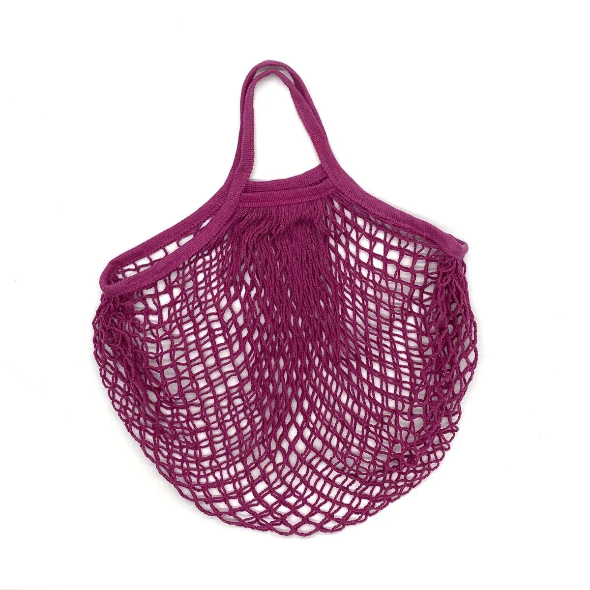 Organic Cotton Mesh Tote Bags Portable Net and String