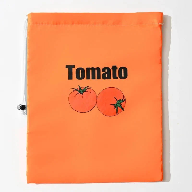 "Reusable Drawstring Produce Bags - Eco-Friendly Freshs Food Storage