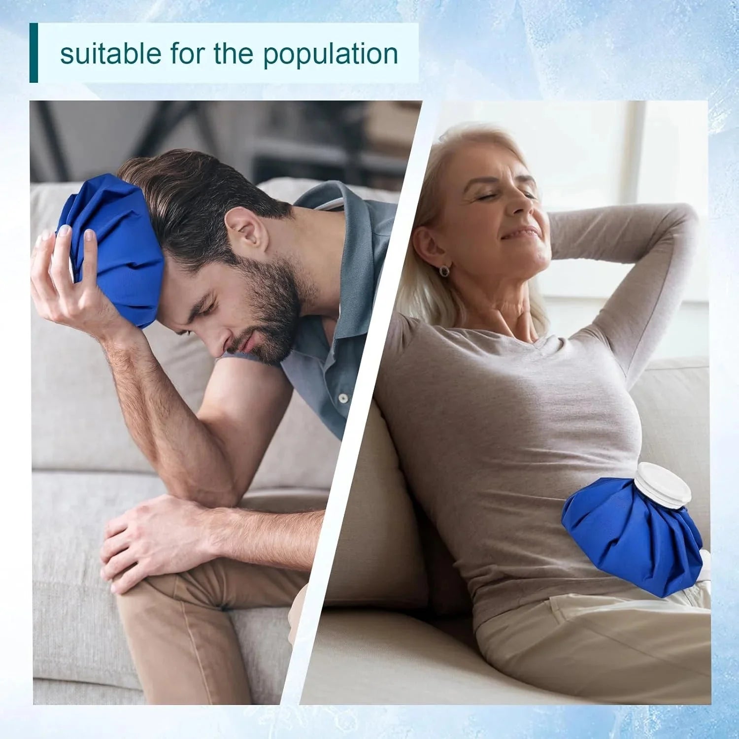 Reusable ice pack, post-exercise care
