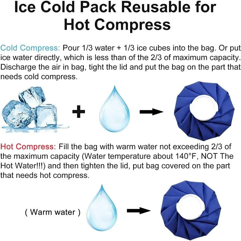 Reusable ice pack, post-exercise care