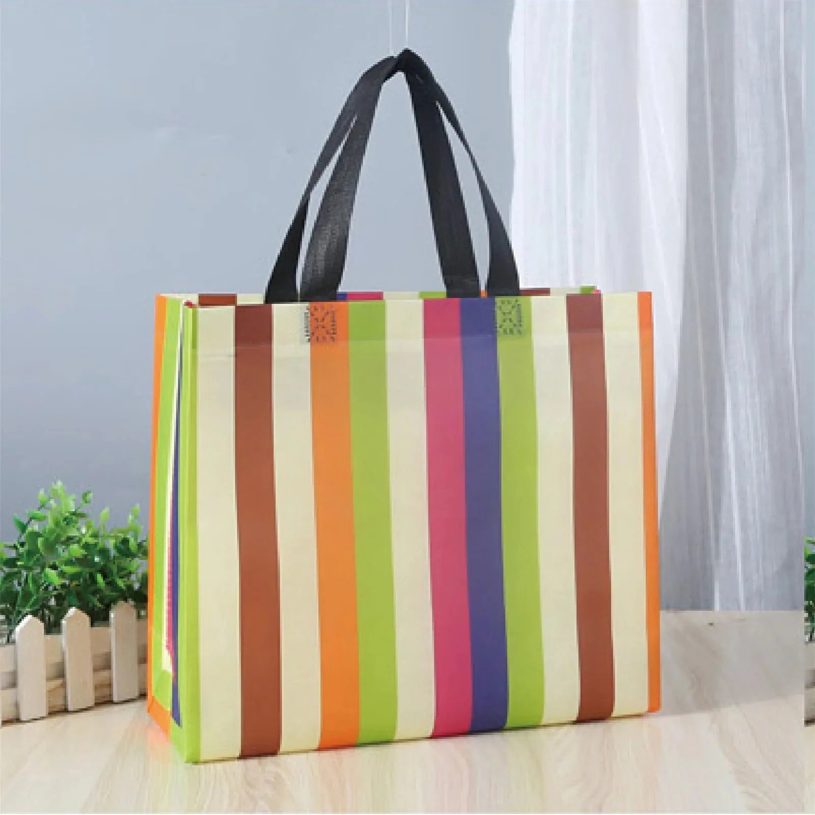 Reusable Shopper Bag Stripe