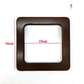 Round D-shaped Rectangle Wooden Bag Handles