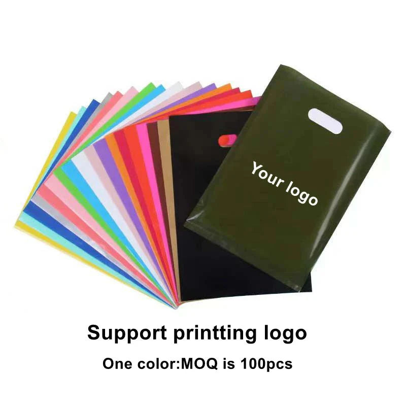 StoBag Colorful Poly Plastic Shopping Bags
