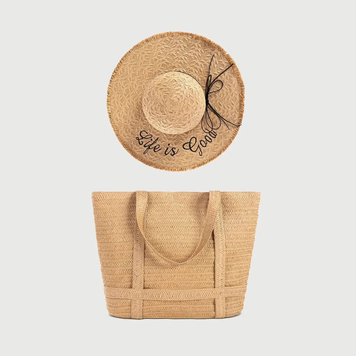 Summer Large Capacity Totes With Cap