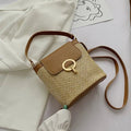 Summer New Straw Bucket Bag