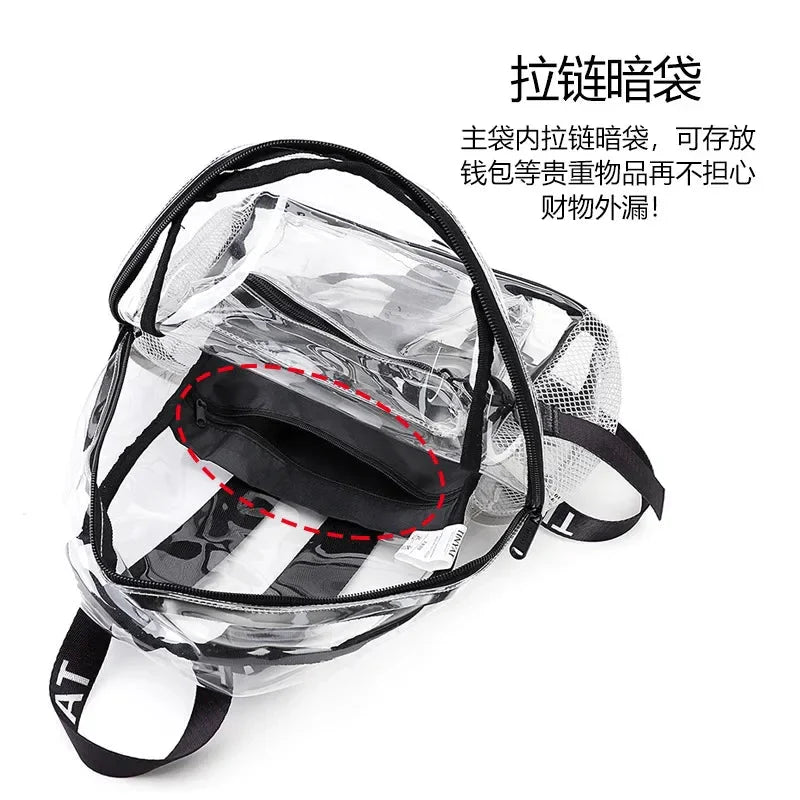 Summer Transparent Beach Backpack