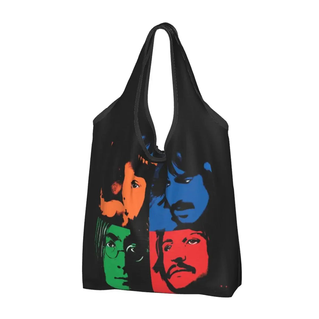 The Beatle Portraits Reusable Shopping Bags