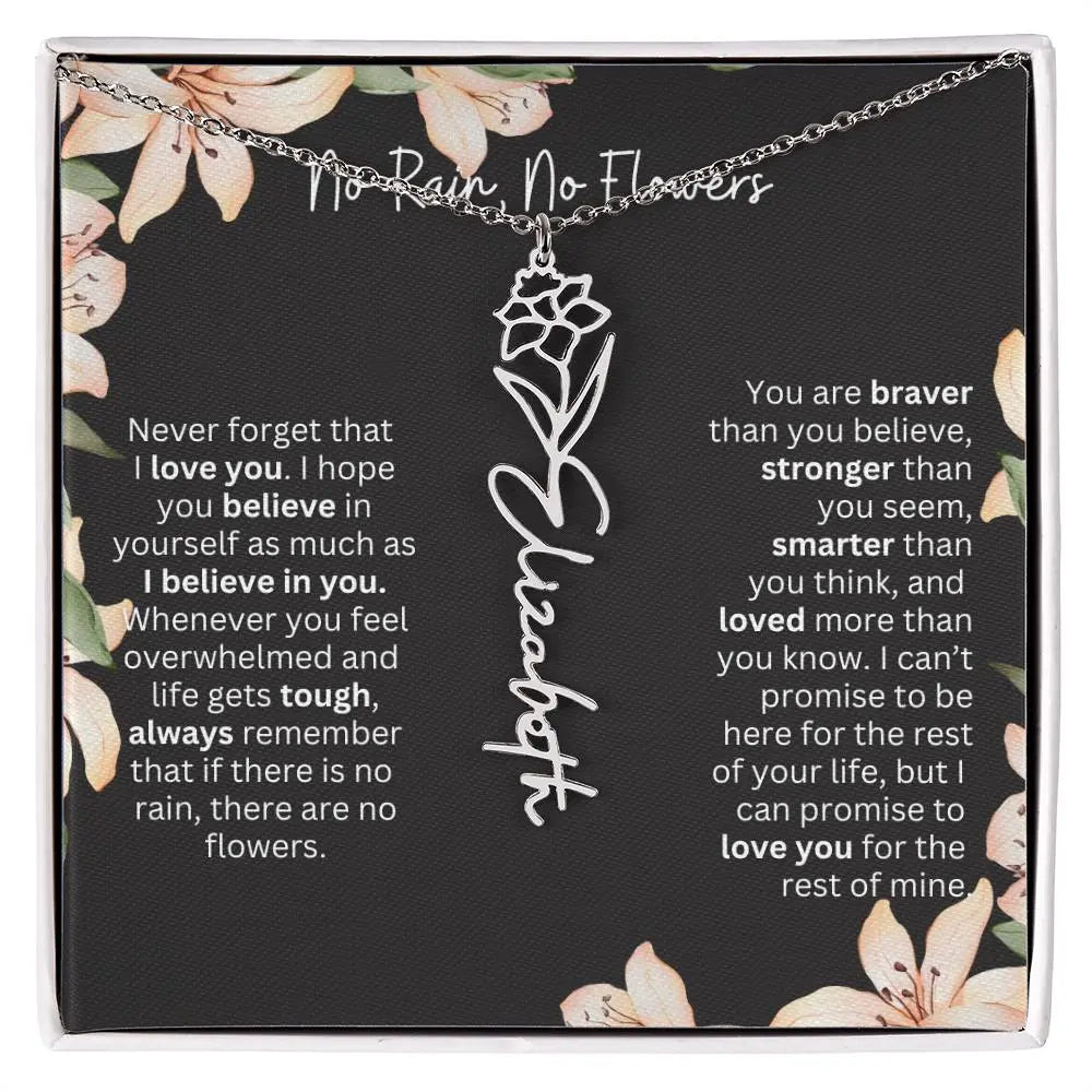 To My Beautiful Daughter Necklace