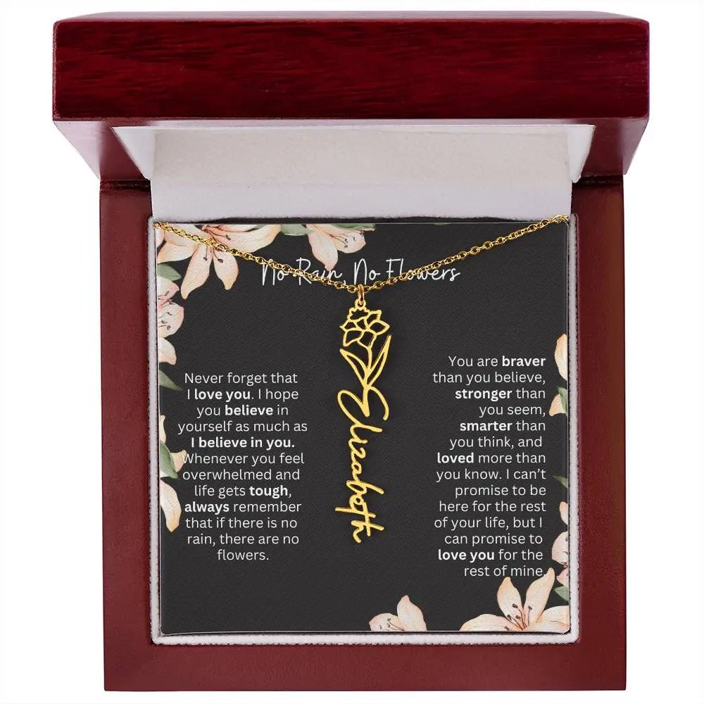 To My Beautiful Daughter Necklace