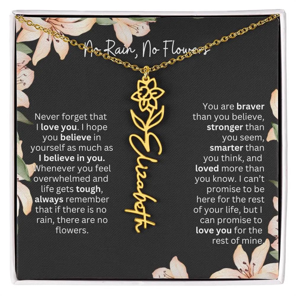 To My Daughter Necklace