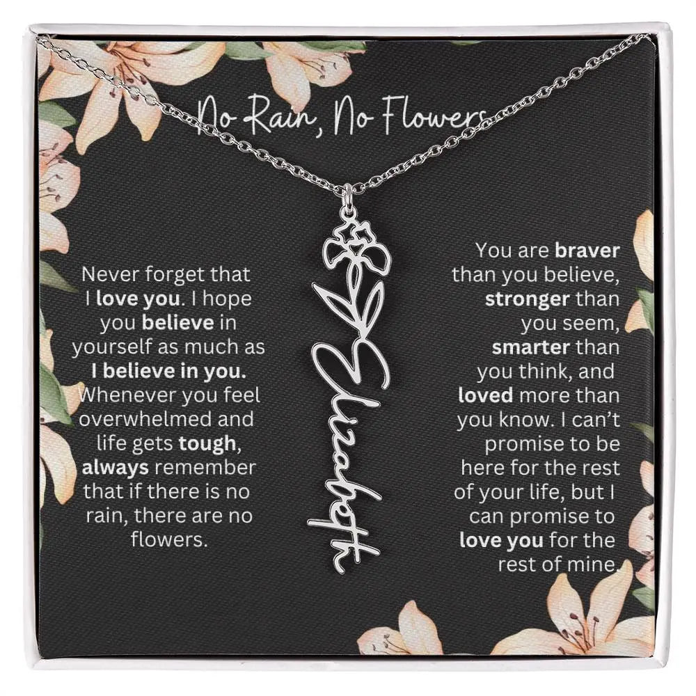 To My Daughter Necklace