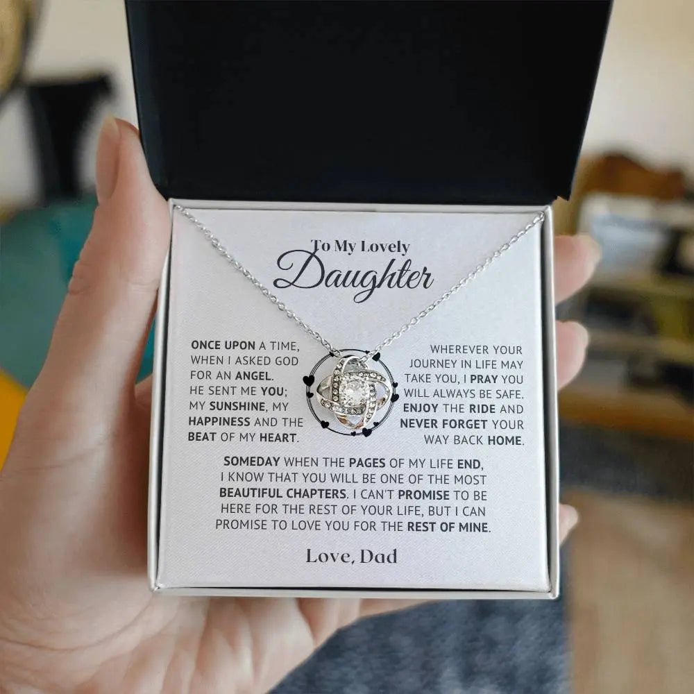 Dad's Love Necklace for Daughter