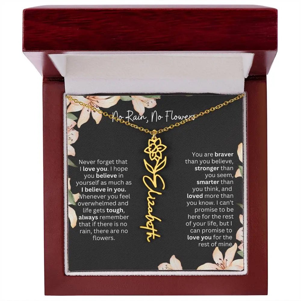 To My Daughter Never Forget That I Love You Necklace
