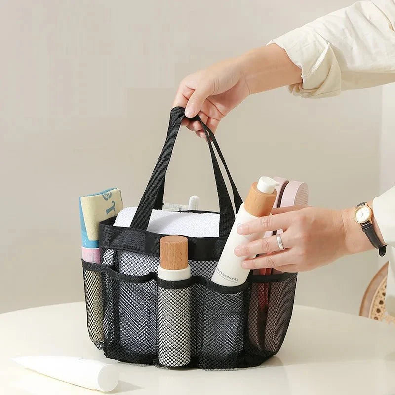 Transparent Mesh Cosmetic Bag