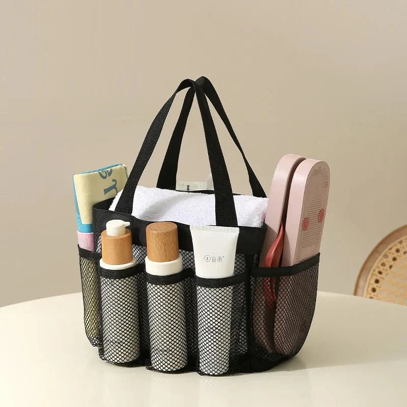 Transparent Mesh Cosmetic Bag
