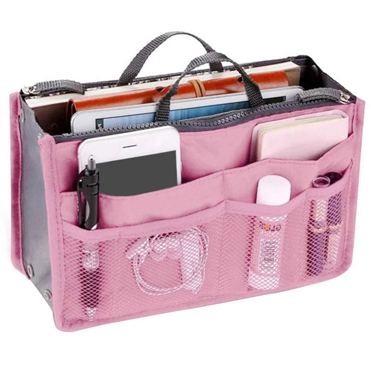 Travel Insert Handbag Organiser Nylon Bag