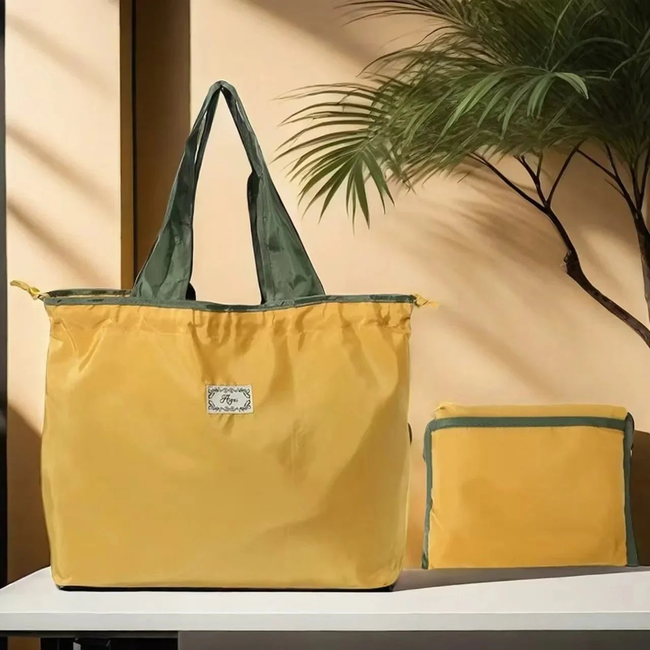 Ultra Lightweight & Compact Grocery Bag with Zipper