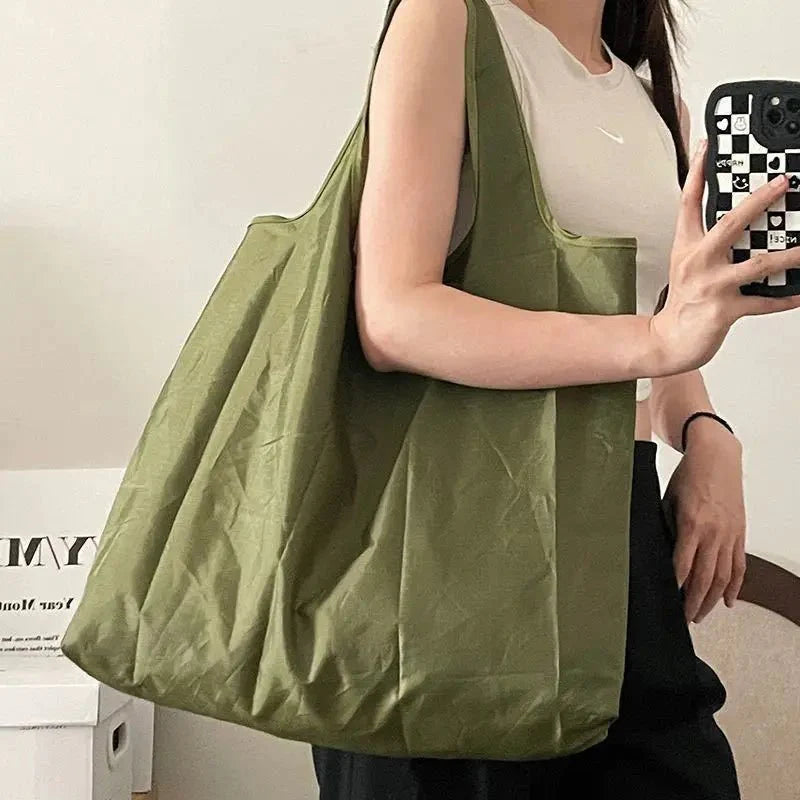 Ultra Lightweight & Compact Grocery Bag with Zipper