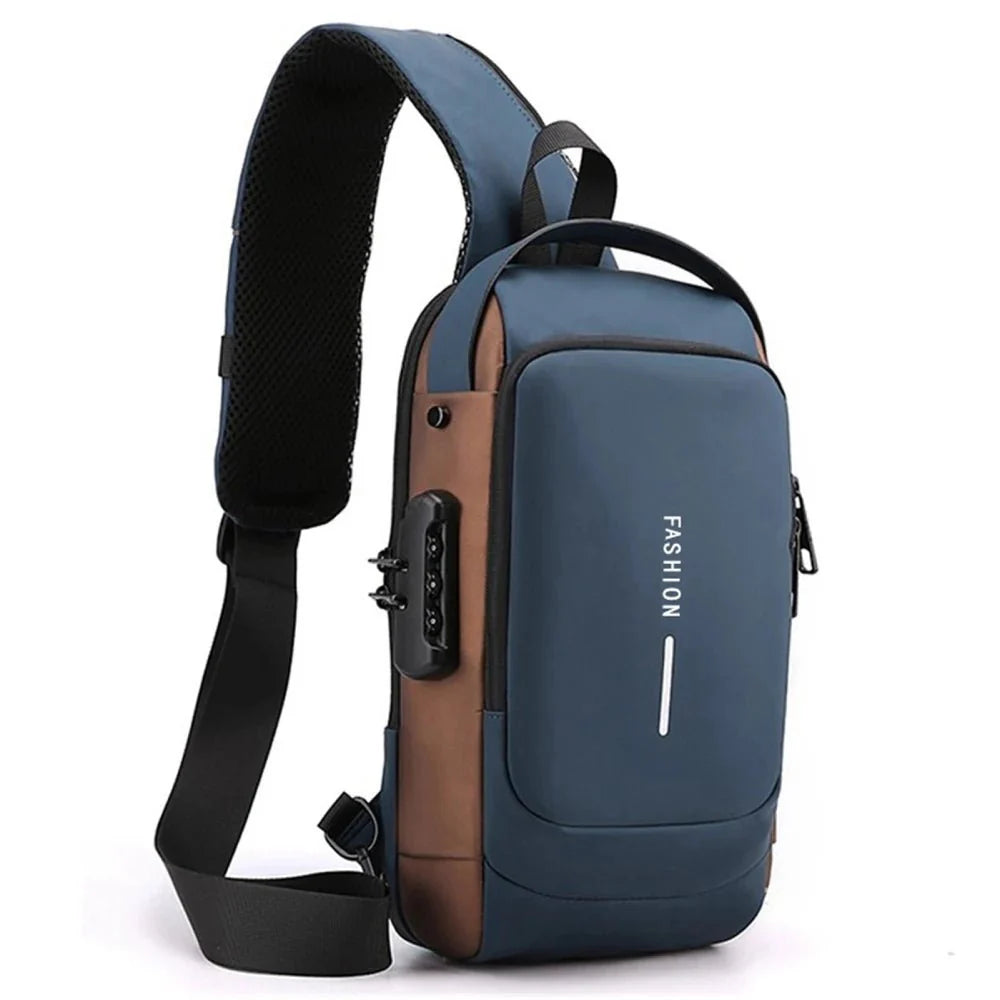USB Charging Sport Sling Bag