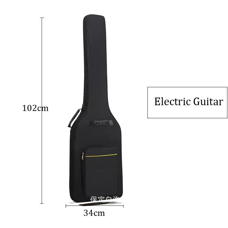 Waterproof Electric Bass Case Double Strap Padded