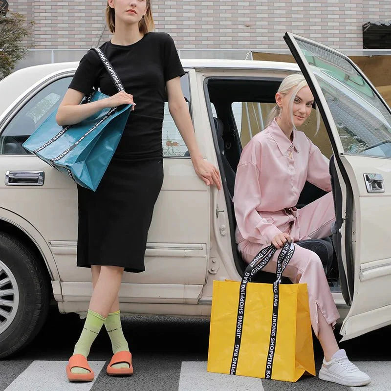 Waterproof large capacity shopping bag
